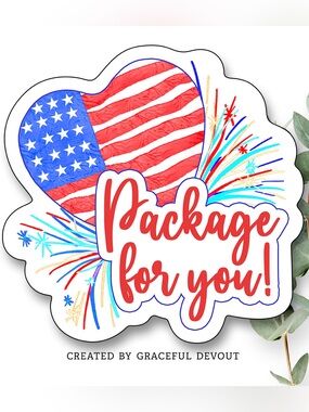 Package For You!- 2" (inches)  (48ct.) Stickers